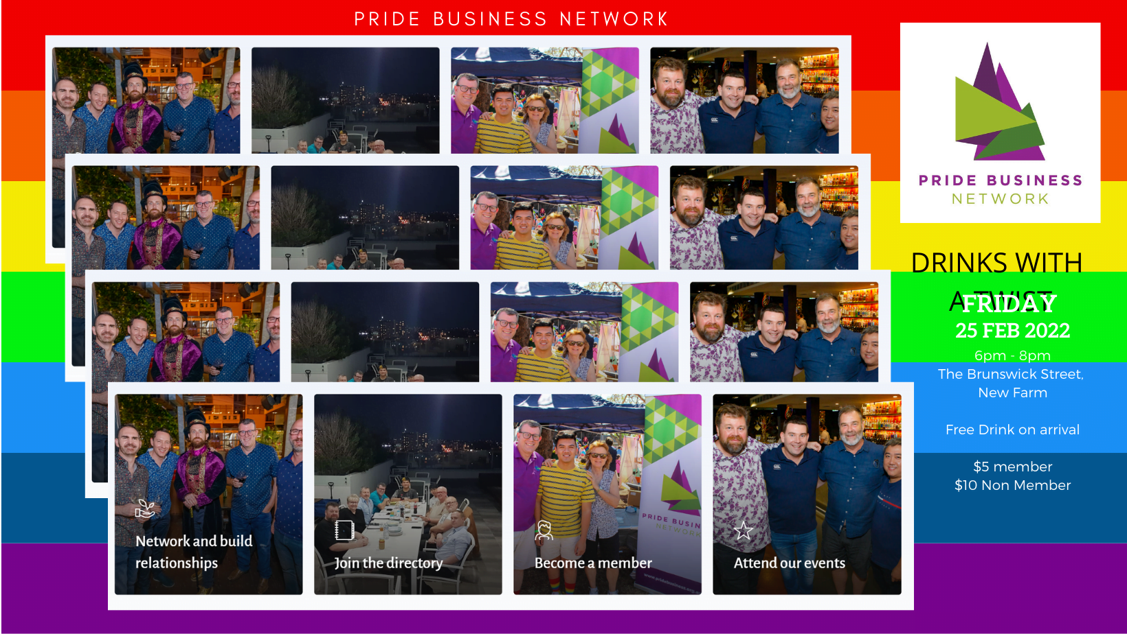 Pride Business Network Drinks